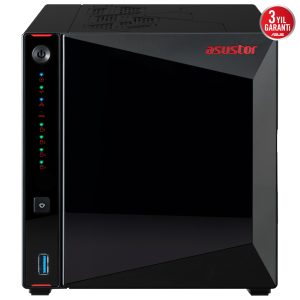 Asustor 4diskli Celeron N5105 Qc-16GB Ram-2-2.5gbe Nas