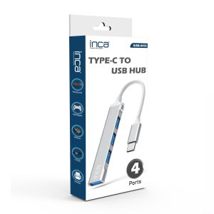 Inca Ty-c Hubx4 Iusb-04t 4port Type-c & Usb 3.0 Usb