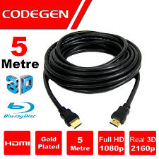 Codegen 5metre Cps50 Hdmi Kablo 3d Gold 1.4v 2k