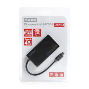 Dark Connect Master Dk-ac-usb31x4 4port Usb3.1-type-c Siyah