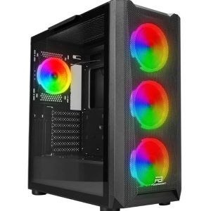 Powerboost Vk-w001b Gaming Mid-tower Pc Kasası Siyah 360mm
