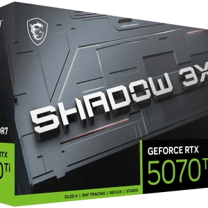 Msi Rtx5070ti 16GB Shadow 3x Oc 16g Gddr7 256bit Hdmi Dp