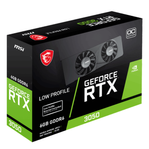 Msi 6GB Rtx3050 Lp E 6g Oc Gddr6 96bit Hdmi Dp Pcie 4.0 Low