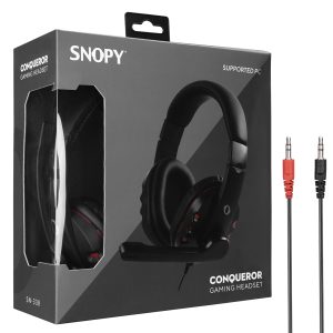 Snopy Conqueror Usb Siyah/kırmızı Gaming Mikrofonlu