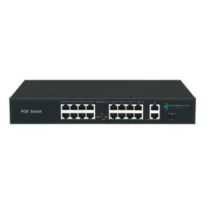 Ods 16port Poe 200W 1-sfp 10/100 Yönetilemez Switch