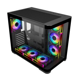 Gamebooster Gb-g2852b 7-fanli Gaming Mid -tower Pc Kasasi