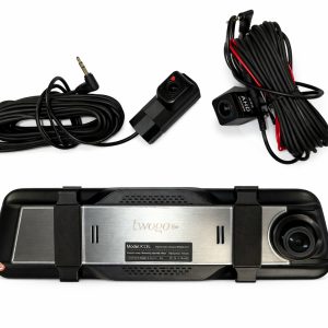 Twogo Go-i̇q7 11.26" Ayna Ekran Üç Kameralı Araç İçi Kamera