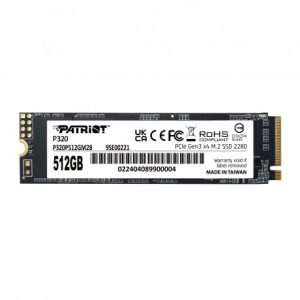 Patriot 512GB P320 P320p512gm28 3000- 2200mb/s M2 Nvme Gen3