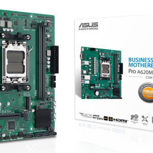Asus Pro A620m-dash-csm Ddr5 Hdmi Pcie 4.0 Am5 Matx