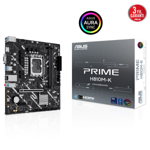 Asus Prime H810m-k Ddr5 Hdmi Pcie 4.0 1851p Matx