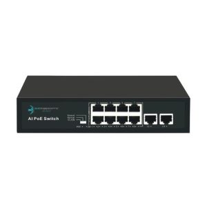 Ods 8port Poe 96W 2-uplink 10/100 Yönetilemez Switch