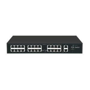 Ods 24port Poe 300W 1-sfp 2-uplink 10/100 Yönetilemez