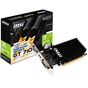 Msi Gt710 2GB 2gd3h-lp Ddr3 64bit Hdmi Dvi Pcie 16x V2.0