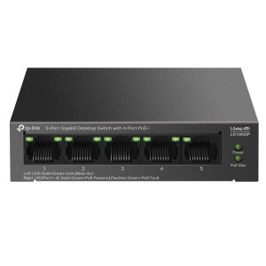 Tp-link 5port-4port Poe 65W Gigabit Yönetilemez Switch