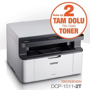 Brother Dcp-1511-2t A4 Siyah Çok Fonksiyonlu Laser Yazıcı