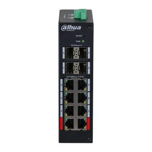 Dahua 8port Poe 120W 4-sfp 10/100 Yönetilebilir Endüstriyel
