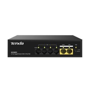 Tenda 6port-4port Poe 55W 2-uplink Gigabit Yönetilemez