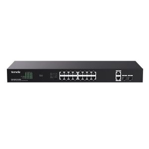 Tenda 16port Poe 250W 2-sfp 2-uplink Gigabit Yönetilemez