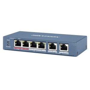 Hikvision 4port Poe 65W 2-uplink 10/100 Yönetilemez Switch