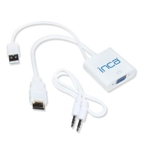 Inca Ihtv-7TB 0.15metre Hdmi-vga (d) Görüntü Adaptörü Beyaz