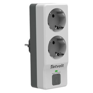 Dotvolt 2-li Surge Hunter 350 Joules Akım Koruma Prizi Gri