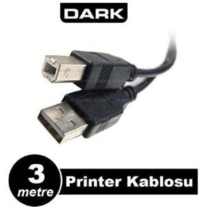 Dark 3metre Dk-cb-usb2prnl300 Usb Yazıcı Kablosu