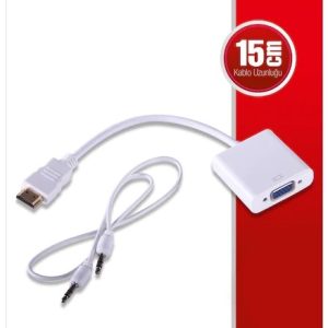 Qport Q-hd-vgj 0.15metre Hdmi-vga (d) Görüntü Adaptörü