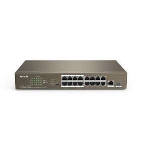 Tenda 16port Poe 150W 10/100 1-sfp Yönetilemez Switch