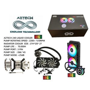 Aztech 240mm Liquid Cooling Az240-1b Argb Sıvı Soğutmalı